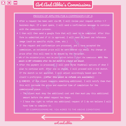 Process of applying 1 of 2